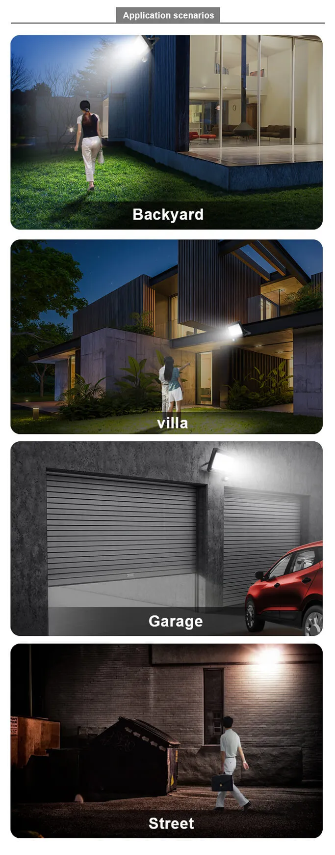 HS-BK LED Flood Light (external sensor) HS-BK LED Flood Light (external sensor)